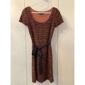 Betsey Johnson Leopard Ruffle Dress